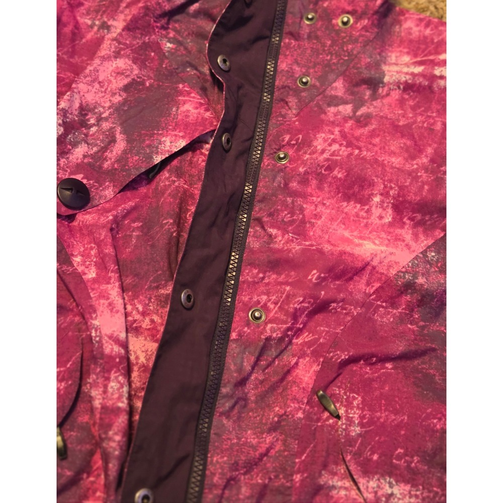 Columbia Titanium Tie Dye Snowboard Ski Jacket Women's Size S Pink Zip Pockets - Picture 3 of 12